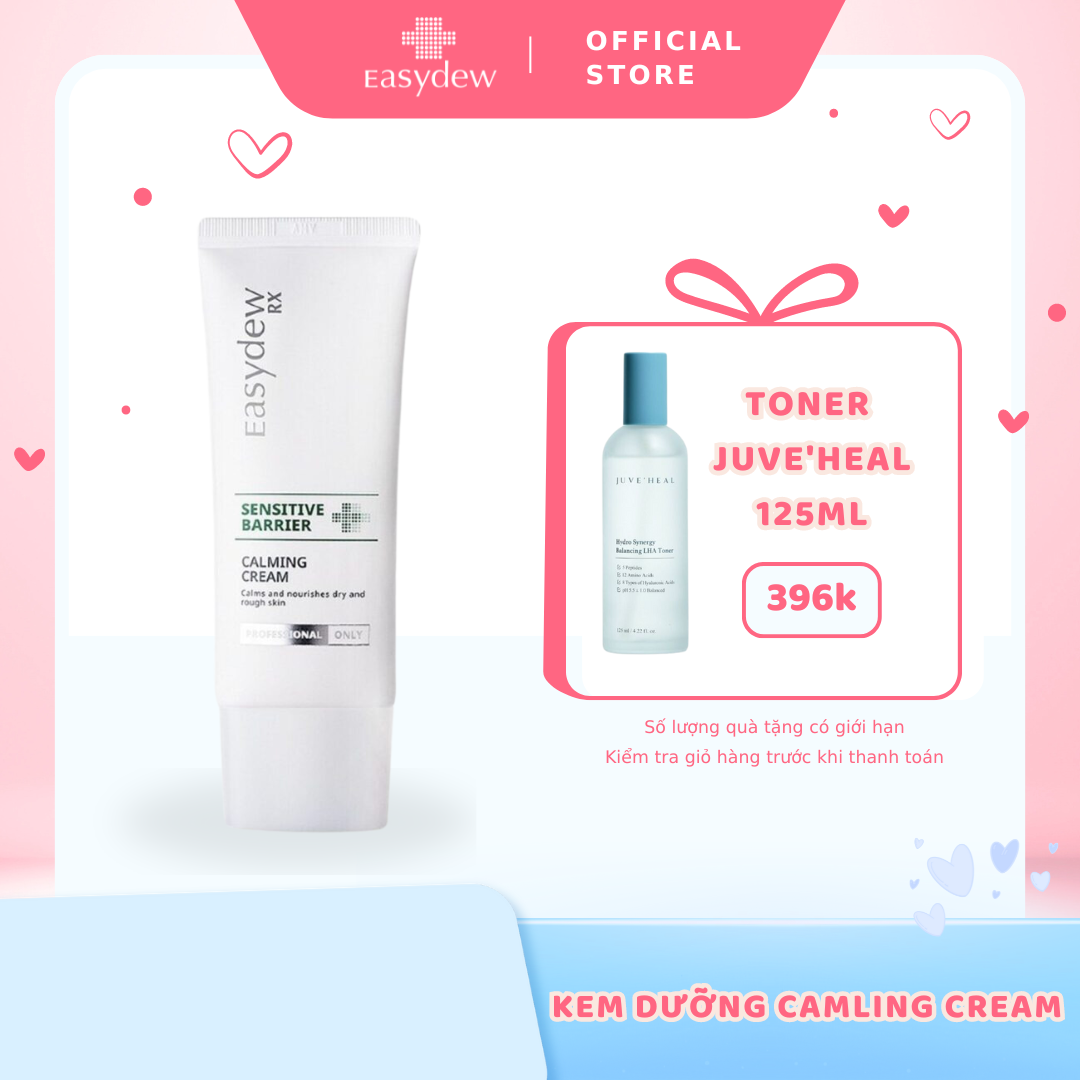 Kem Dưỡng Easydew Rx Cấp Ẩm Phục Hồi Cho Da Đỏ, Viêm, Giãn Mạch Sensitive Barrier Calming Cream 60ml