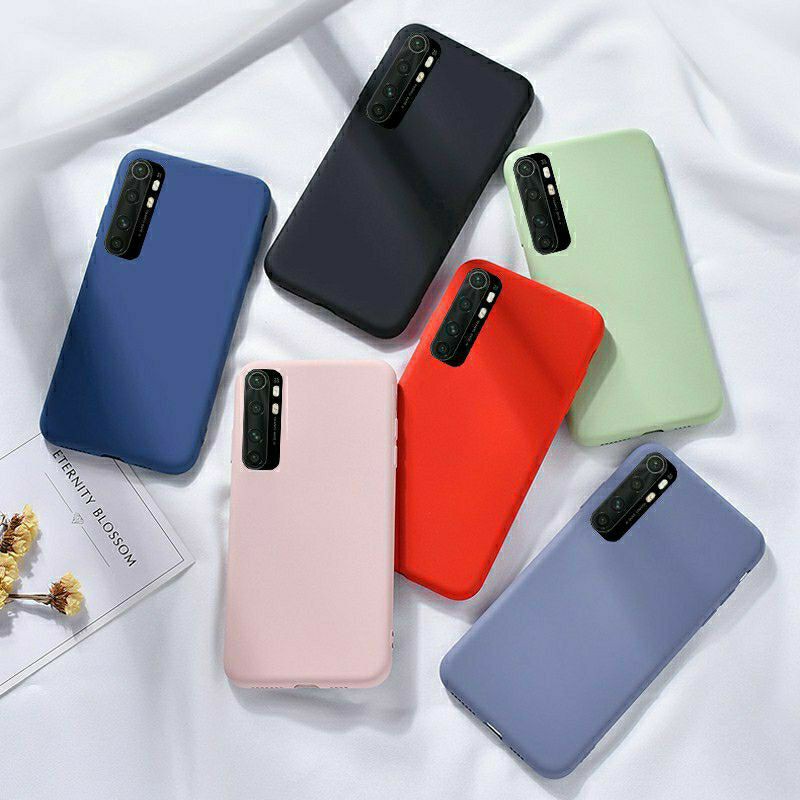 Ốp lưng dẻo màu kt desing xiaomi mi note 10 lite nhiều màu