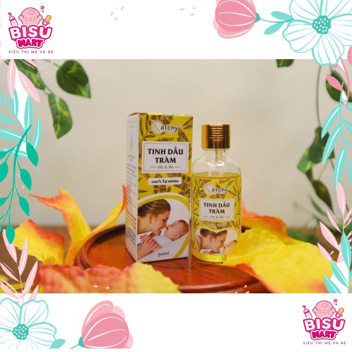 [Nhập RS0822 giảm 30k cho đơn 99k]Tinh dầu tràm Catchy cho mẹ và bé 50ml