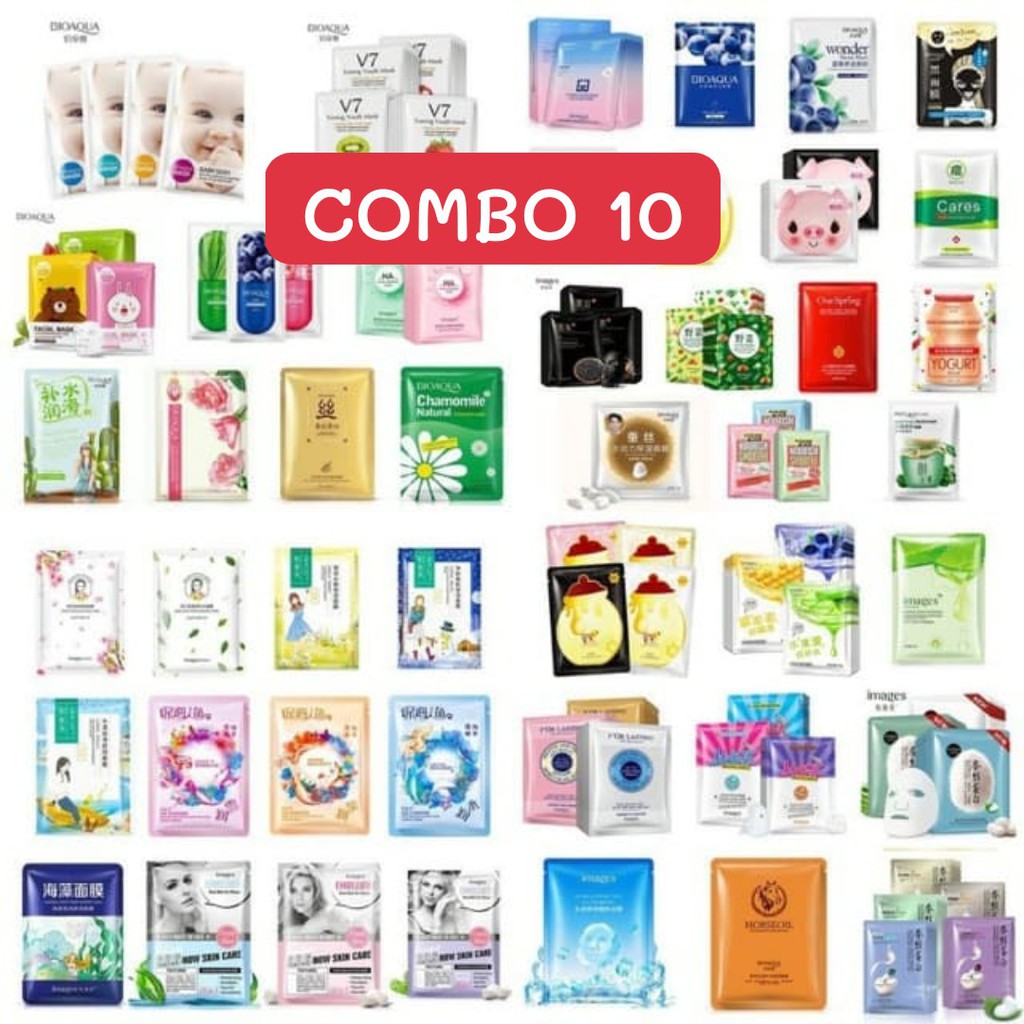 Mặt nạ giấy dưỡng da mụn cấp ẩm thải độc