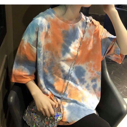 Lan Chi Luxury [CHẤT CỰC ĐẸP] Áo thun LOANG MÀU 7 SẮC Nam nữ phong cách HÀN QUỐC HOT20