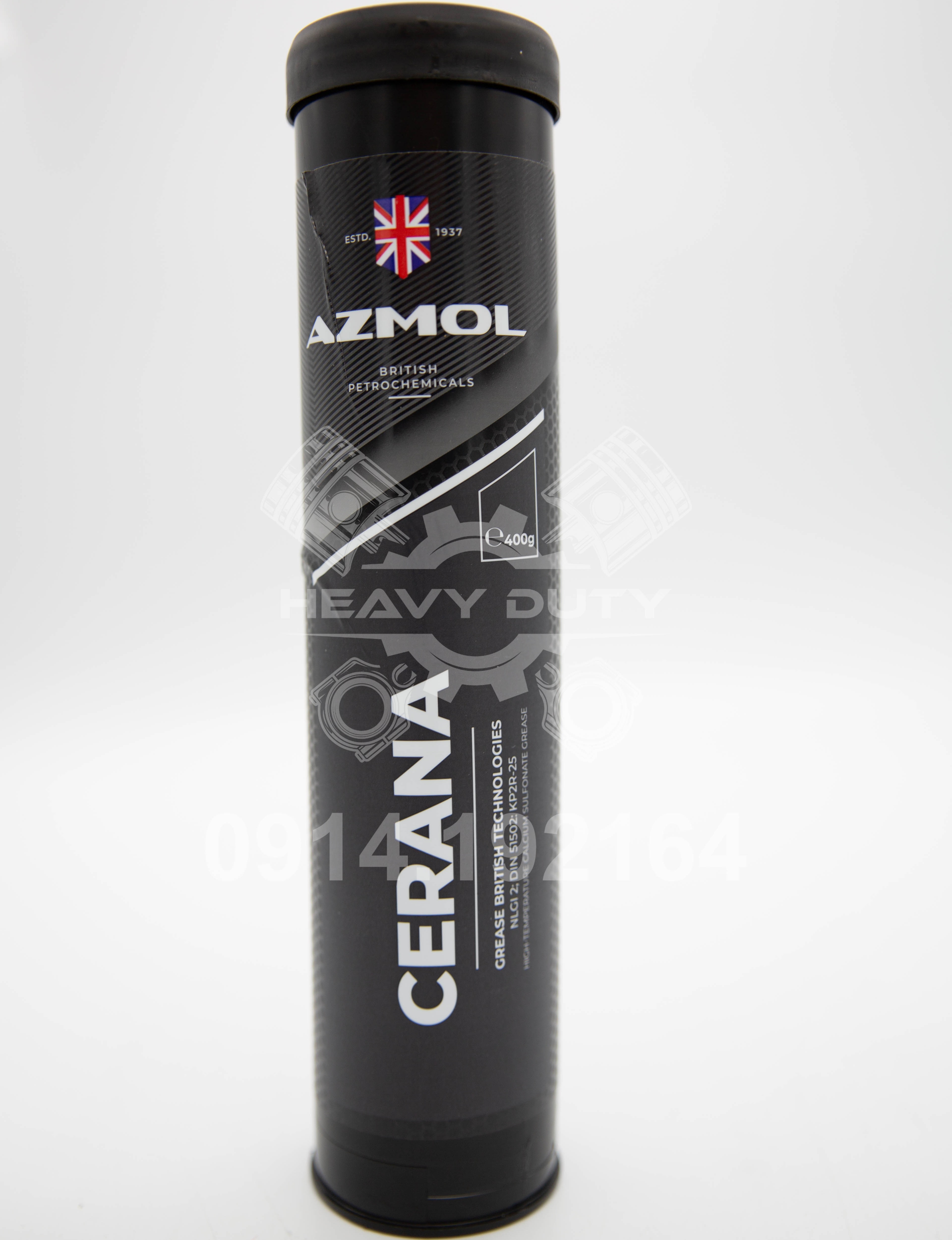 [HCM]Mỡ Bò Chịu Nhiệt Kháng Mài Mòn Kháng Nước Cao Cấp - Azmol Cerana Calcium Sulfonate Complex [400GR] [Đỏ]