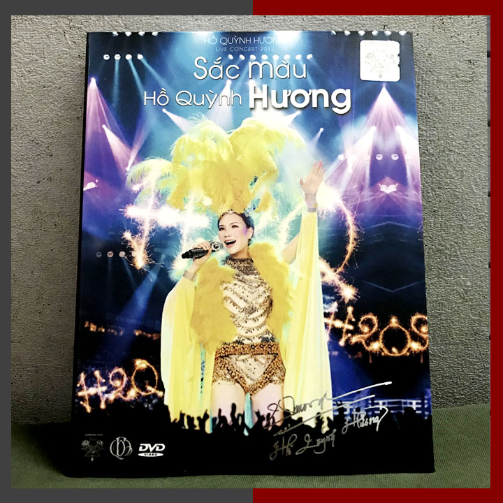 Dvd livesow sắc màu hồ quỳnh hương