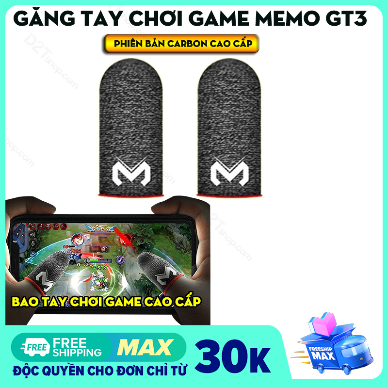 Găng tay chơi game MEMO FEELERS GT3 giảm mồ hôi siêu nhạy siêu co dãn chơi PUBG COD Liên Minh Tốc chiến