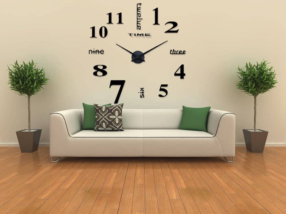 Kết quả hình ảnh cho đồng hồ dán tường