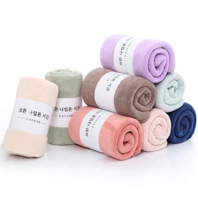 Khăn mặt hàn quốc lông cừu cao cấp set 10 khăn, set 5 khăn
