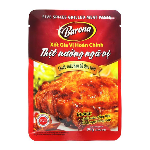 Sốt gia vị - Thịt nướng ngũ vị Barona gói 80g
