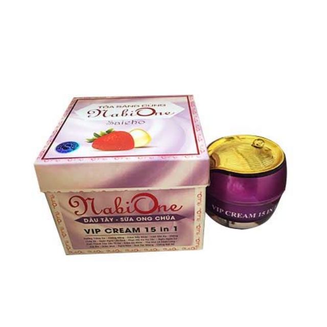 Kem dưỡng trắng da nabi one saieho vip cream 15in1 35g