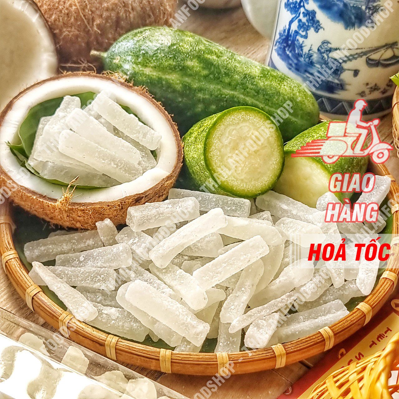Mứt Bí Đao (Bí Đũa) Lon 500gr