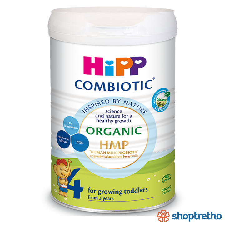 Sữa bột HiPP Organic Combiotic số 4 - 800g (từ 3 tuổi trở lên)