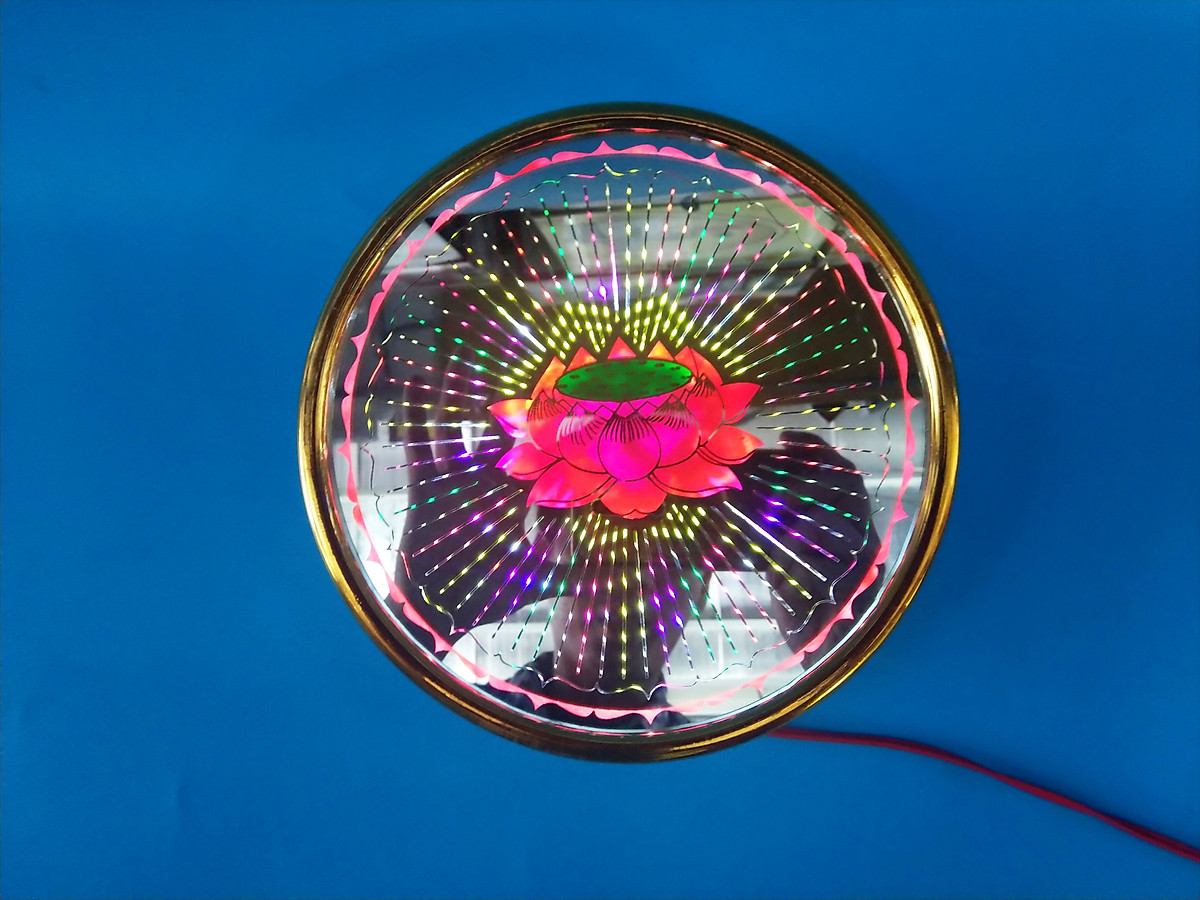 Vầng hào quang cơ 18cm trong thờ cúng bàn thờ phật, tổ tiên, hình chụp thực tế kèm clip quay tại shop