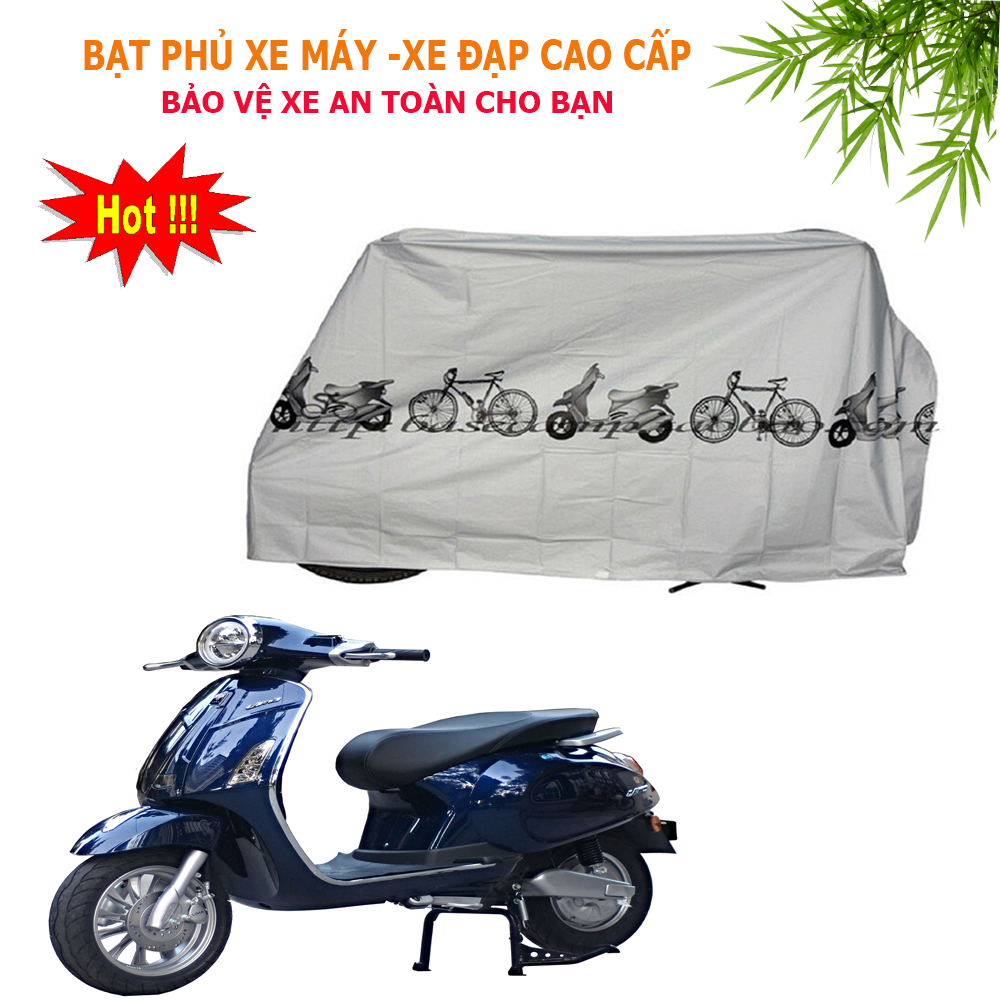 ÁO TRÙM XE MÁY XE ĐẠP ĐIỆN CAO CẤP ,BẠT PHỦ XE MÁY ĐA NĂNG,TẤM PHỦ XE MÁY XE DẠP ĐIỆN ,BẠN YÊN TÂM KHI ĐÃ CÓ BẠT TRÙM XE CHE NẮNG MƯA CHO CHIẾC XE CỦA  BẠN