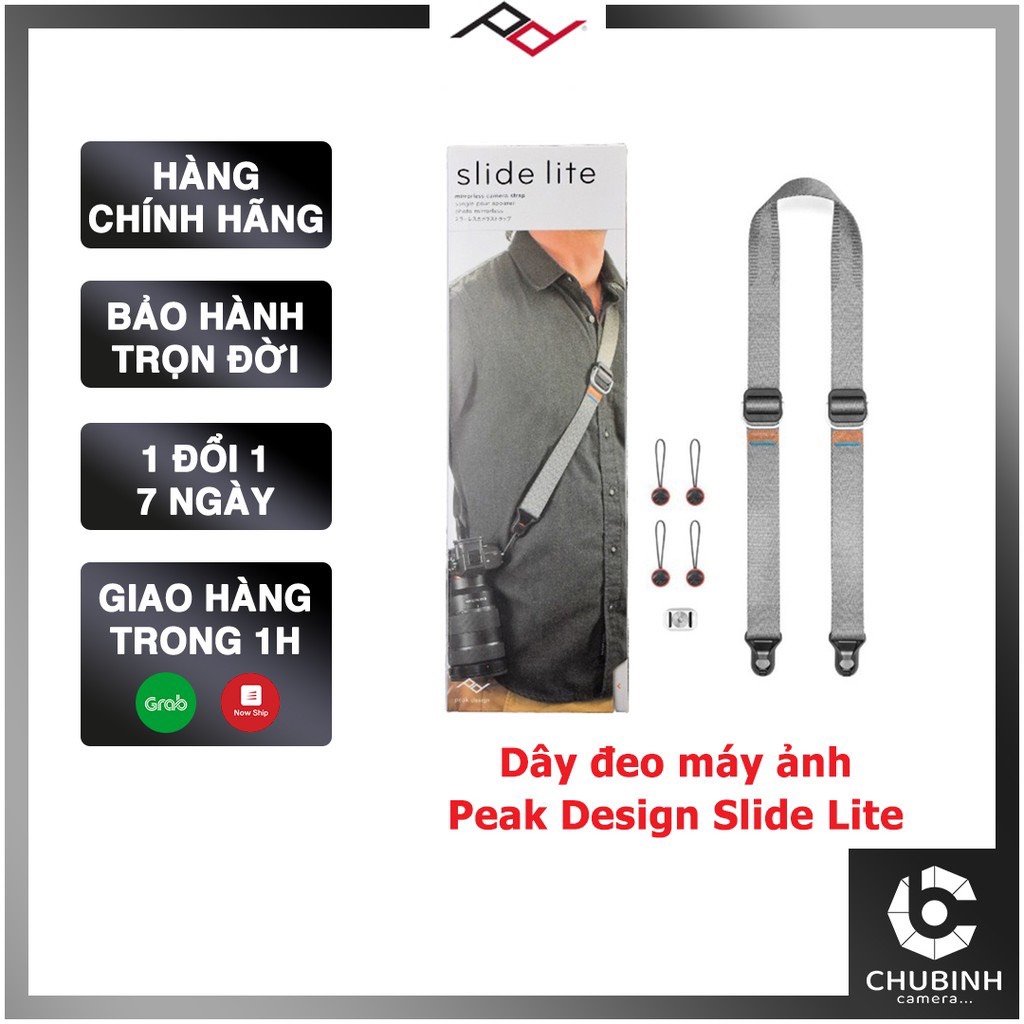 Dây đeo máy ảnh Peak Design Slide Lite - Chính Hãng