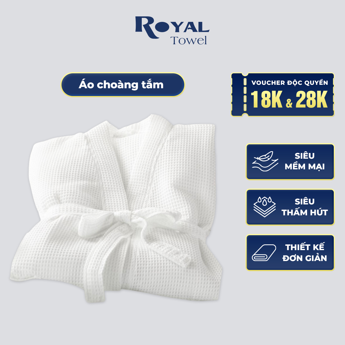 Áo choàng tắm khách sạn cao cấp Royal Towel