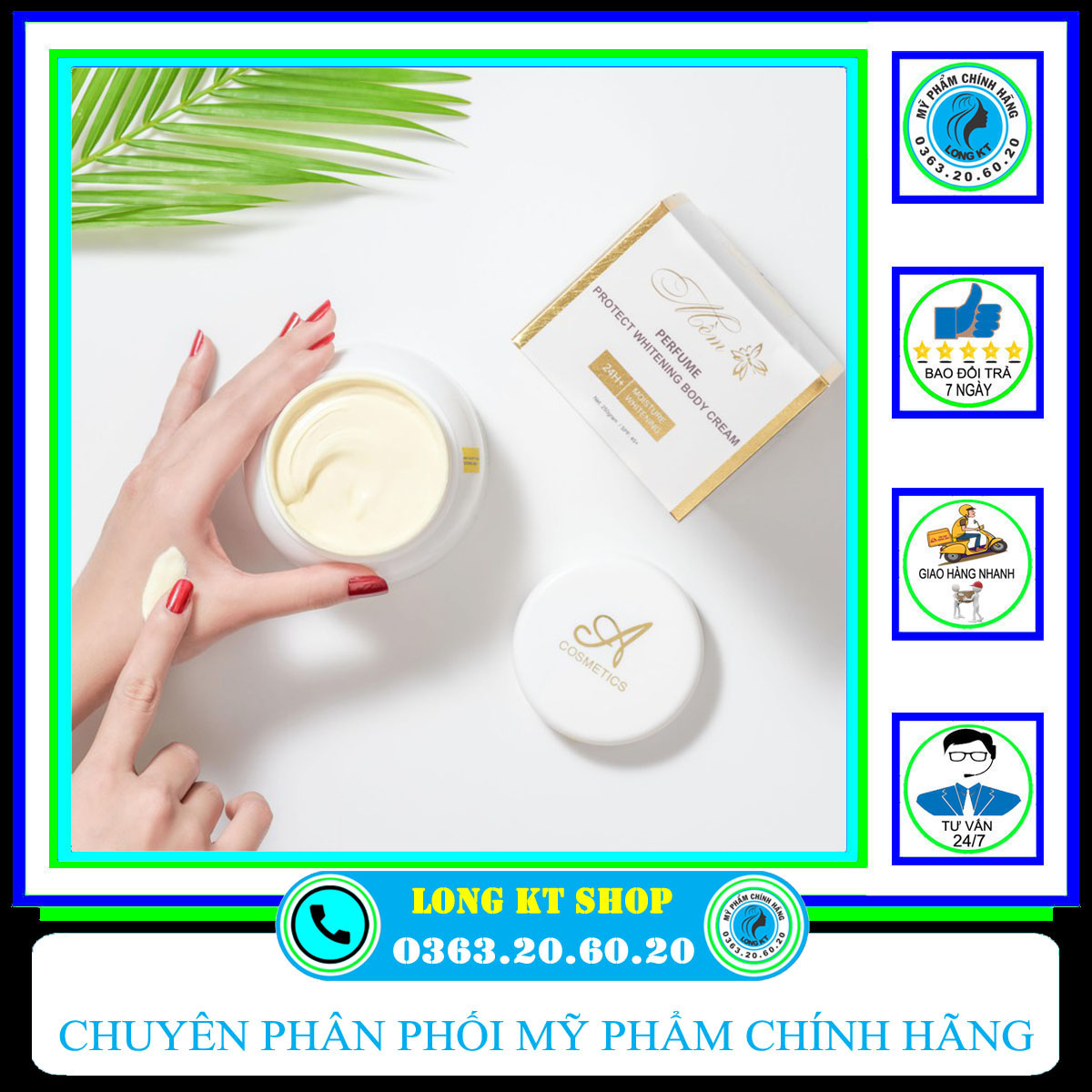 [Phương Anh Acosmetic] KEM BODY MỀM A CosMertic MẪU MỚI  Trắng Mịn Thơm hộp to đùng Kem dưỡng trắng da toàn thân Phương Anh 250gr