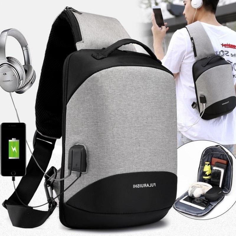 Balo Thể Thao, Balo Đeo Chéo, Chống Thấm Nước, Thiết Ké Thể Thao, Phù Hợp Cả Nam Và Nữ - Sale 50% Khi Mua Bất Kỳ Sản Phẩm Nào Của Shop