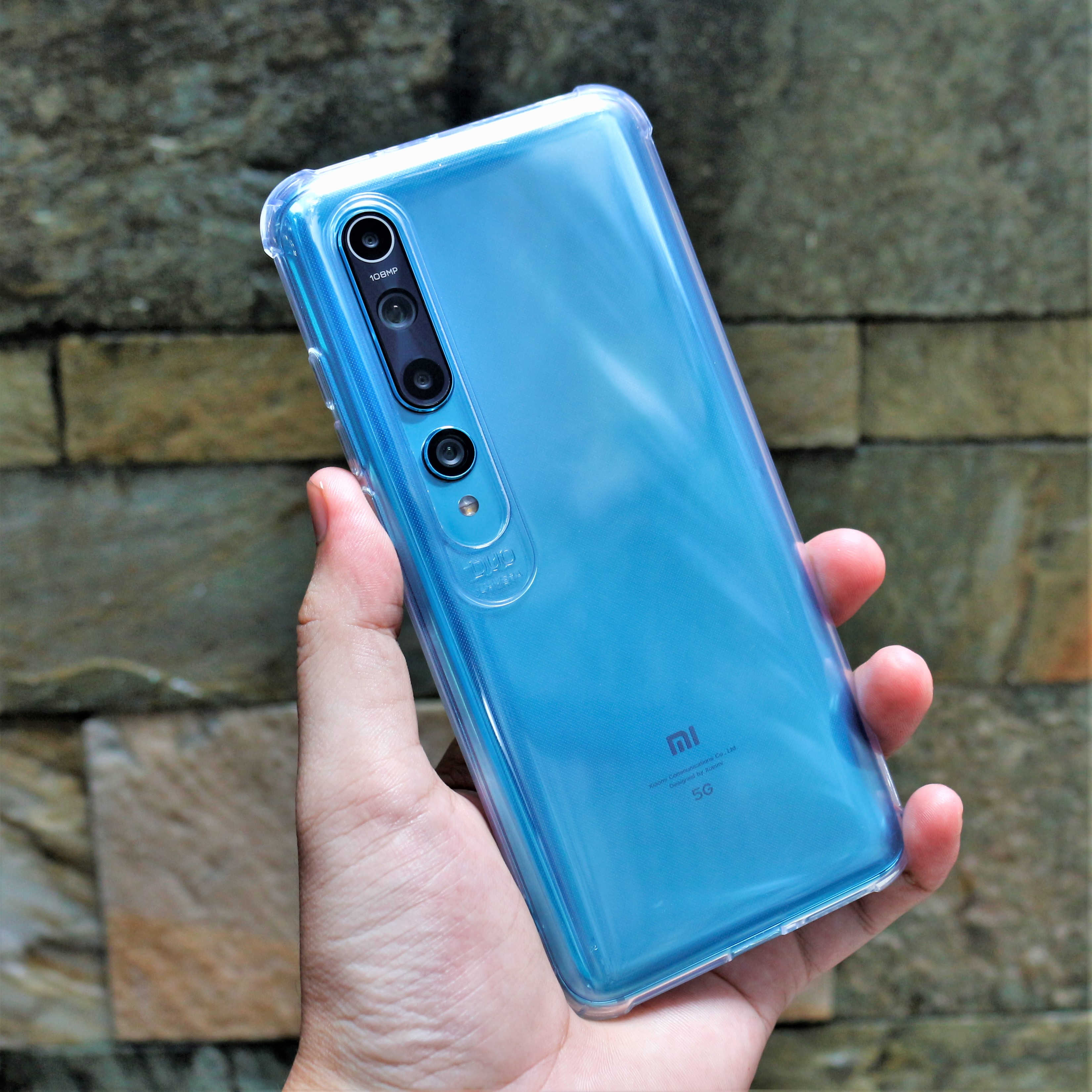 Ốp lưng xiaomi mi 10 mi pro tpu 6d dẻo chống sốc trông suốt.