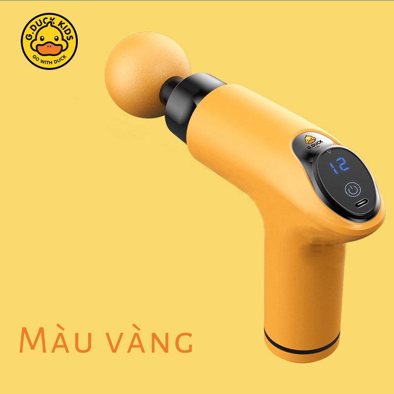 Máy Mát Xa Cầm Tay Cao Cấp Mini Fascia Gun 12 Chế Độ Rung，giảm đau nhức mỏi cơ thể，động cơ mạnh mẽ -Súng mát xa cầm tay, súng massage cầm tay toàn thân, máy massage cổ v