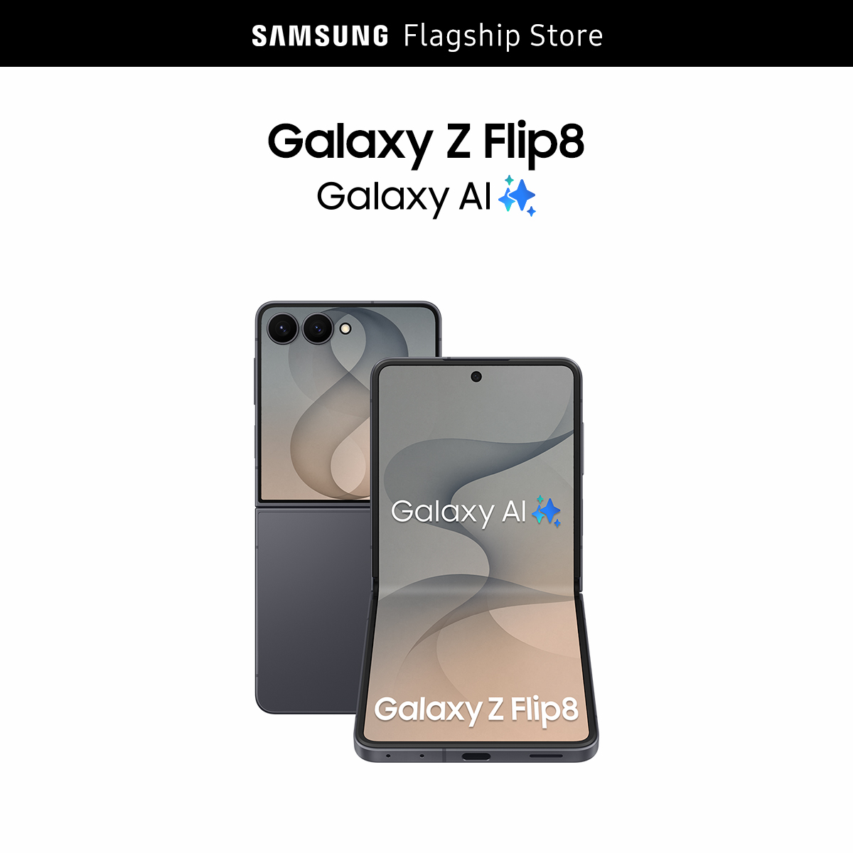Điện thoại Samsung Galaxy Z Flip8, 256GB, FlexCam 50MP, Galaxy AI, Màn hình FlexWindow 4.1" - 4