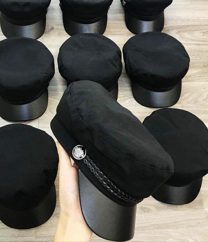 [HCM]nón beret lưỡi trai da siêu đẹp
