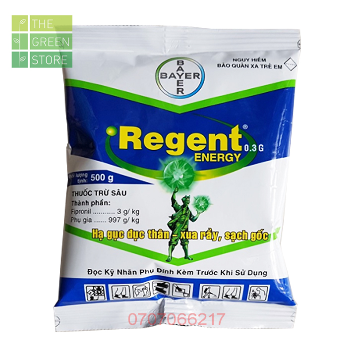 Thuốc trừ sâu Regent 0.3G (500g) đặc trị sâu đục thân, phòng trừ rầy rệp