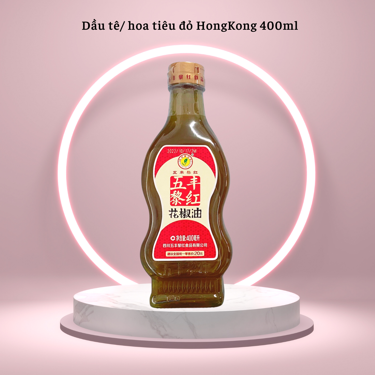 Dầu tê/ dầu hoa tiêu đỏ HongKong 400ml