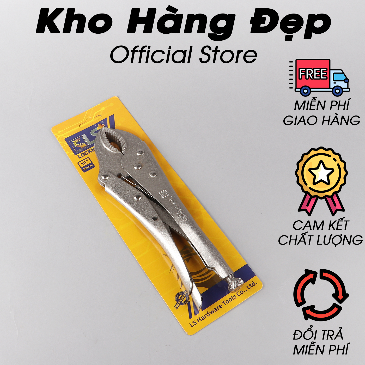 [HCM]Kìm bấm chết xi trắng LS+ loại lớn 10inch chất liệu thép siêu bền cao cấp KBC10DLS – Kho Hàng Đẹp