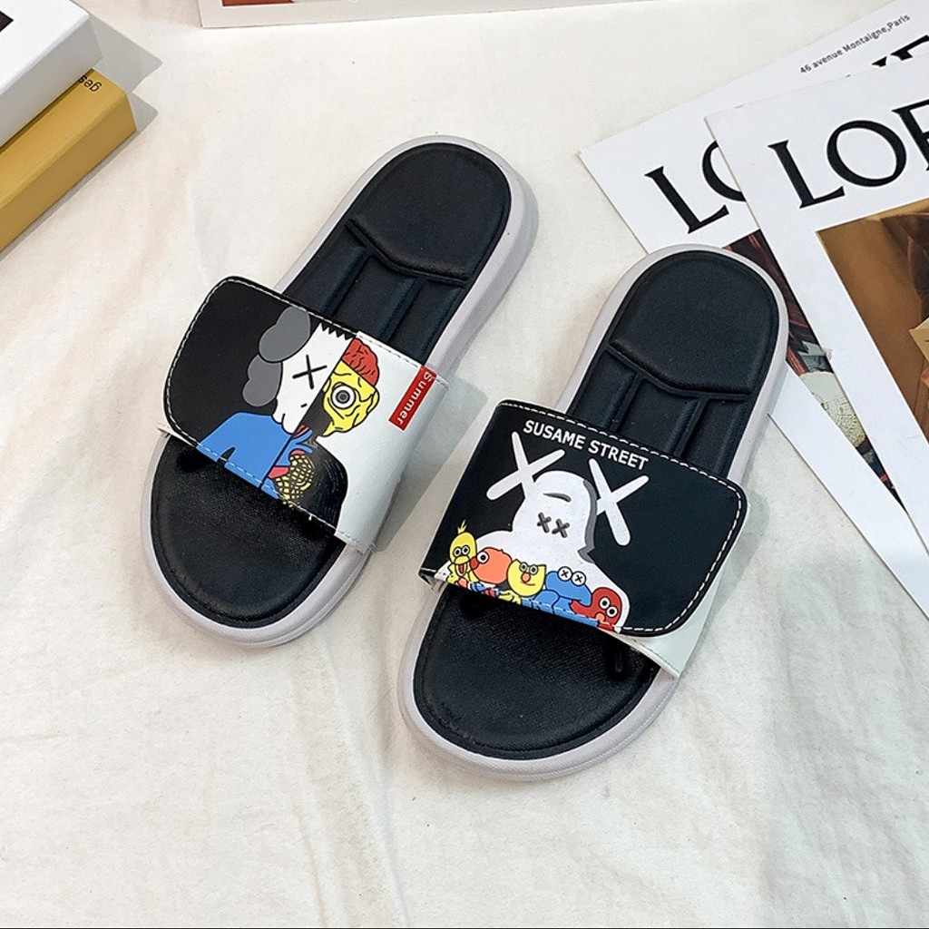 Dép quai ngang dán nam, nữ sasume hottrend 2021 DP18