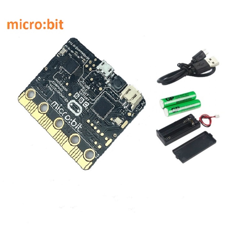 Kit microbit - kit học steam micro:bit - kèm cáp kết nối- đế pin