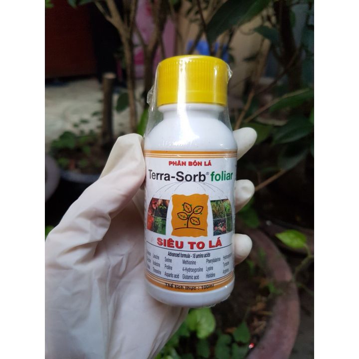 Phân bón Terra-Sorb foliar - Phân bón lá cao cấp siêu to lá