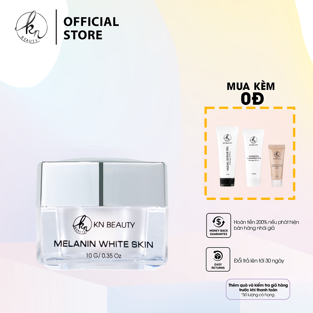 Kem Dưỡng Trắng Giảm Nám KN Beauty White Skin Cream 25 gram tặng mẫu thử mini