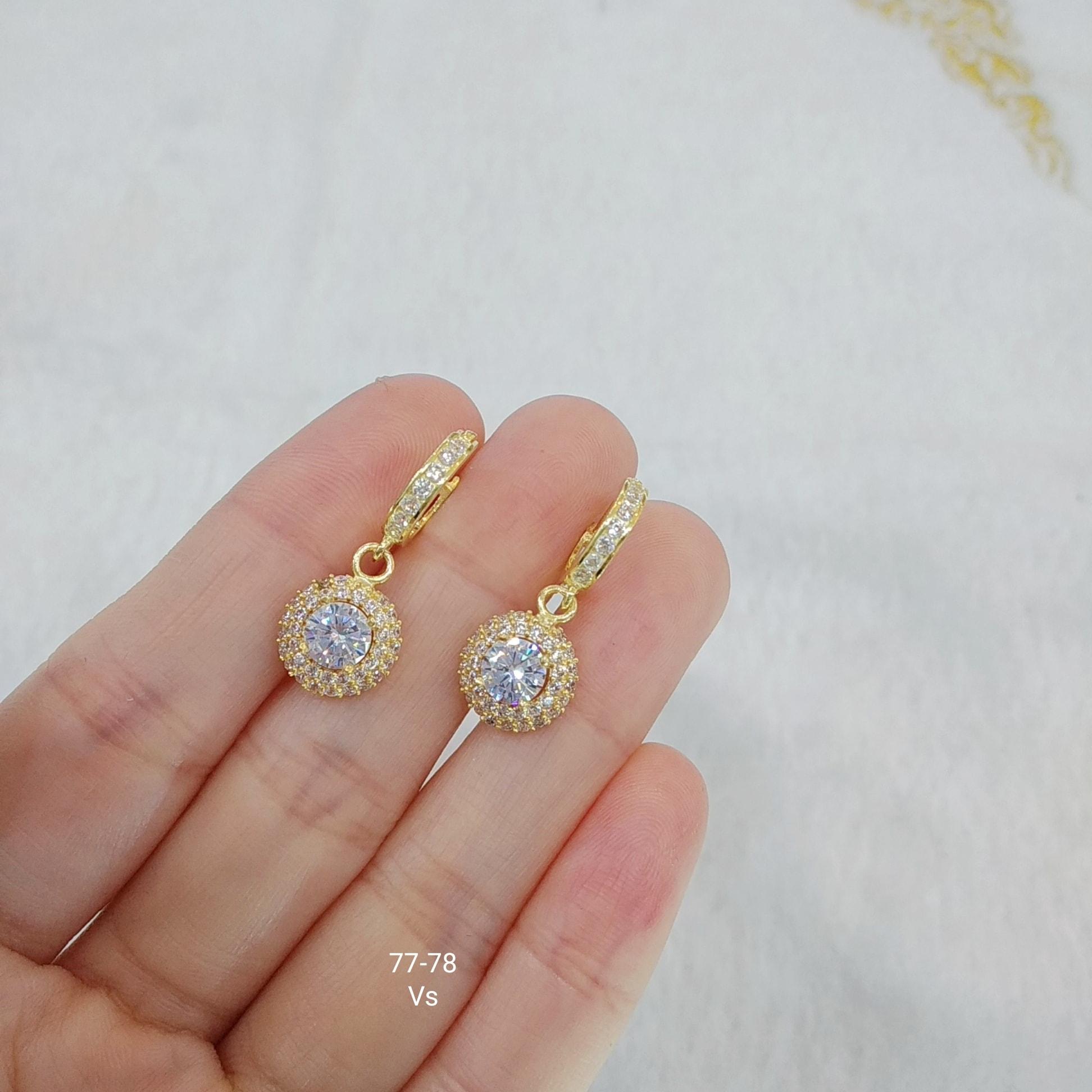 Bông tai vàng 10k BTVBA11