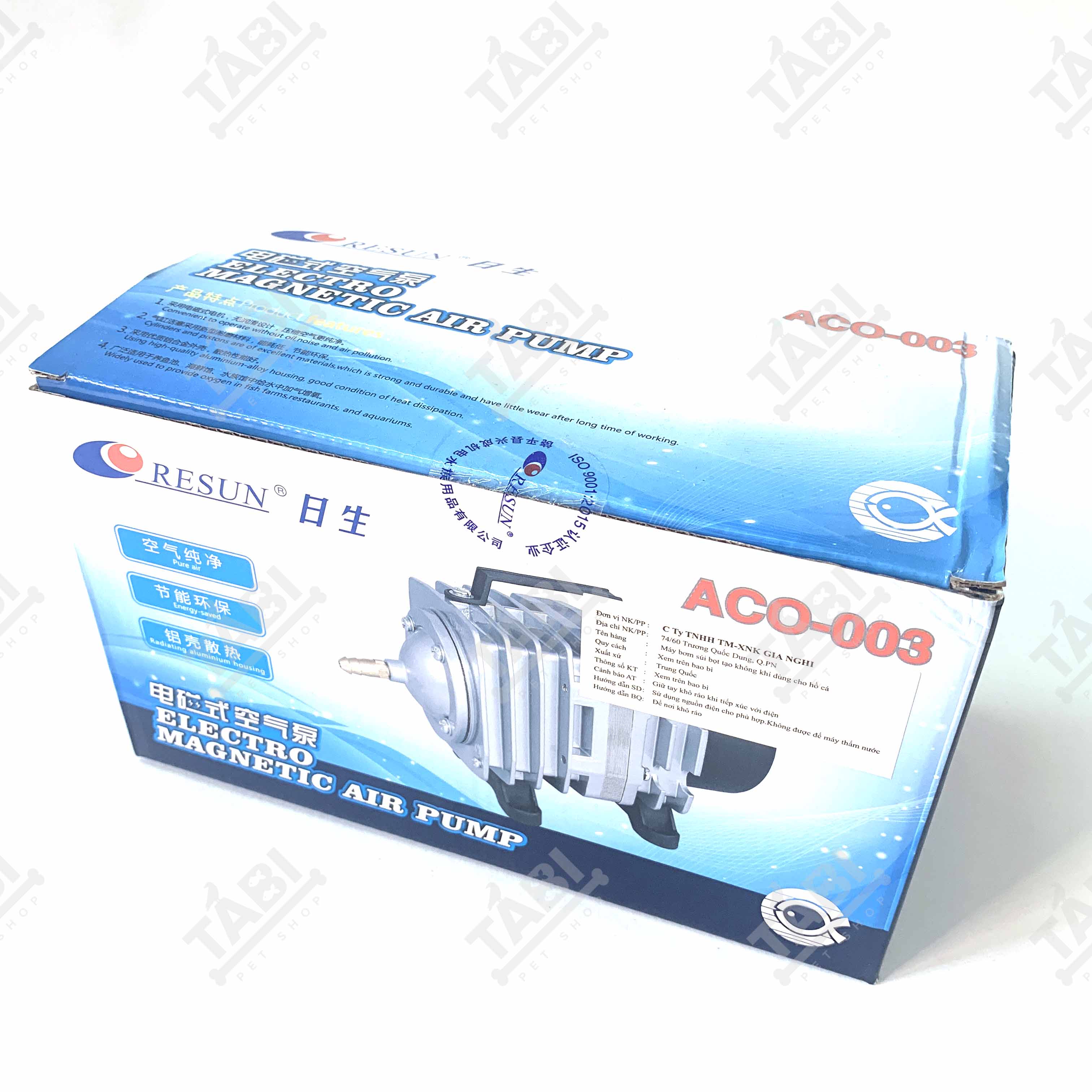 Máy Thổi Khí Oxi 35W RESUN ACO-003 Cho Hồ Cá Cảnh - Máy Sủi Oxy Công Suất Lớn