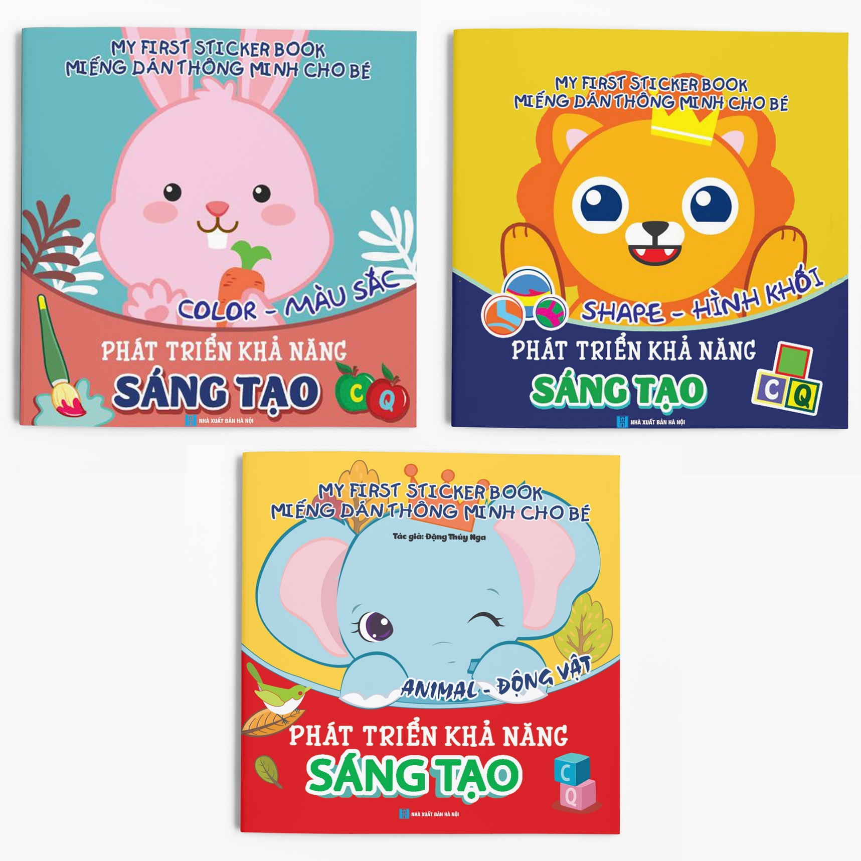 Combo 3 quyển Miếng dán Thông minh cho bé - My First Sticker Book