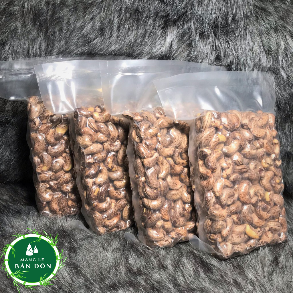 Hạt điều bản đôn - hạt điều rang muối loại hạt w240 túi hút chân không 500g