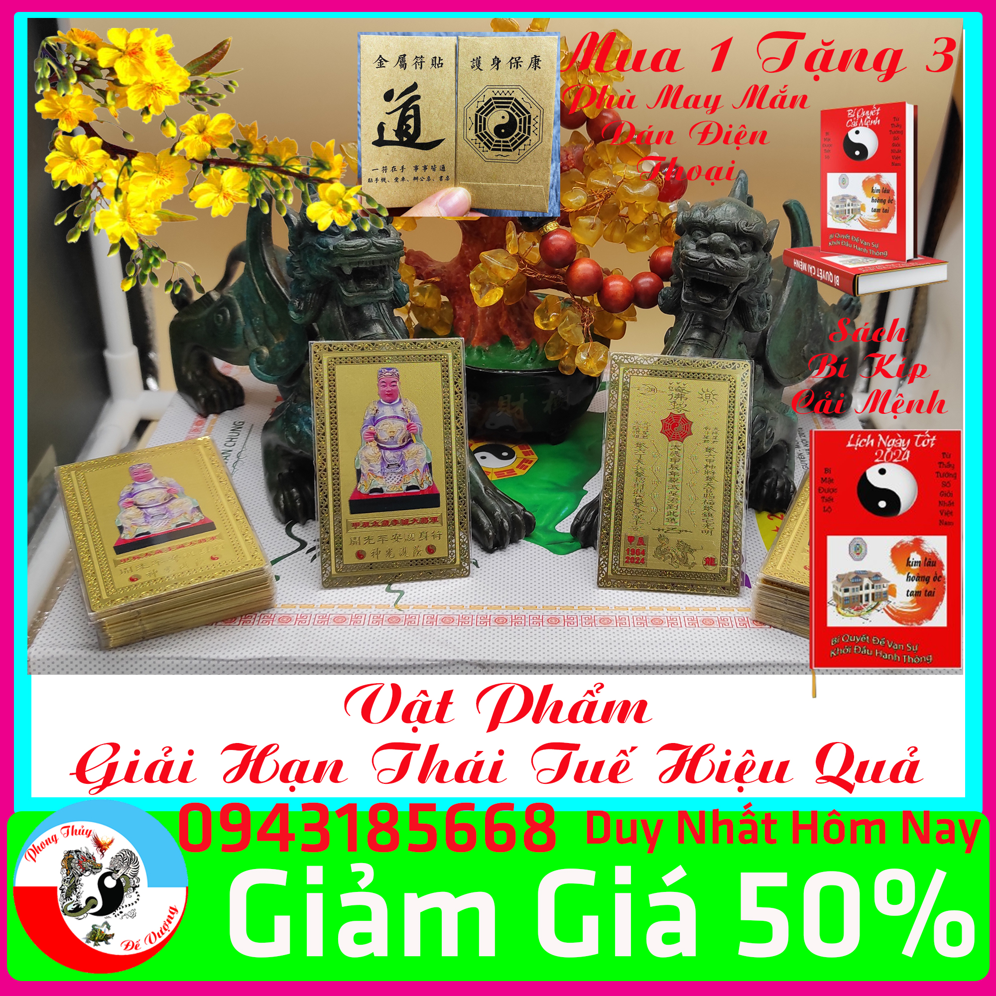 Kim bài Thái Tuế 2024 Phù Thái Tuế Giáp Thìn 2024 Cho Tuổi Thìn Tuất Sửu Mão – Eco Fengshui