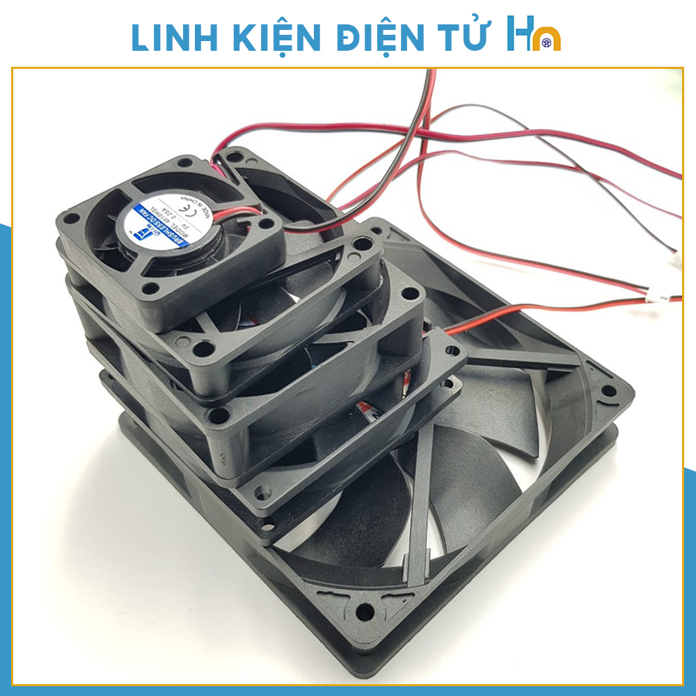 Quạt tản nhiệt cổng USB 5V nhiều kích thước 4CM 5CM 6CM 7CM 8CM 9CM 12CM,Quạt 5V cho các thiết bị wifi tivibox game Giá 45,000 Đồng*Miễn phí vận chuyển