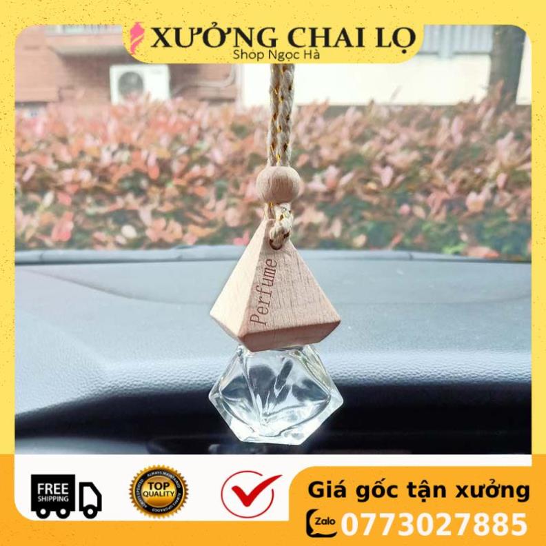 Combo 100 Lọ đựng tinh dầu treo xe, treo phòng chiết mỹ phẩm