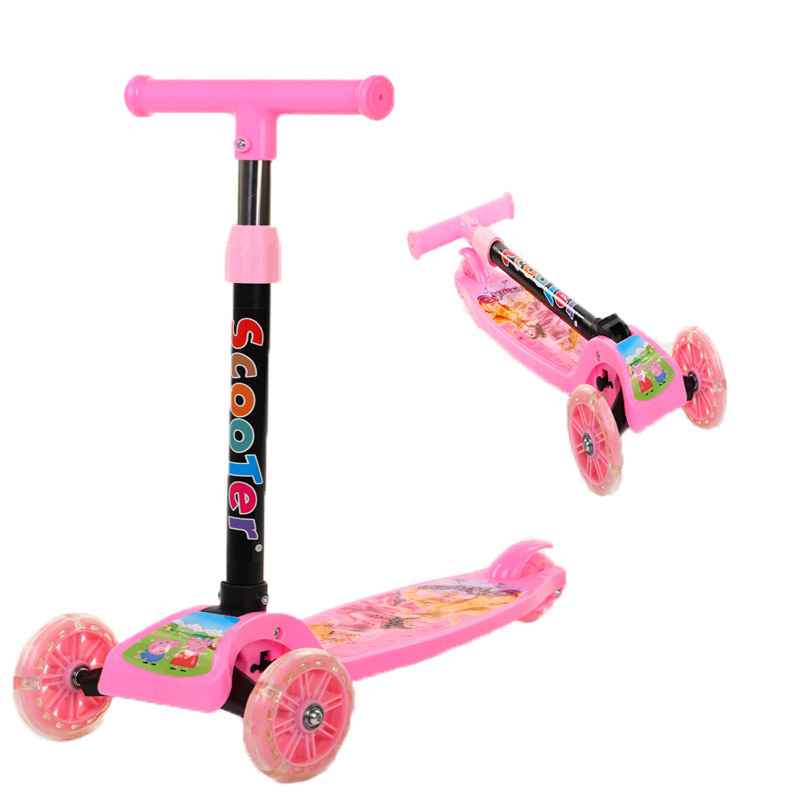 Xe trượt Scooter 3 bánh có bánh xe phát sáng cho bé yêu