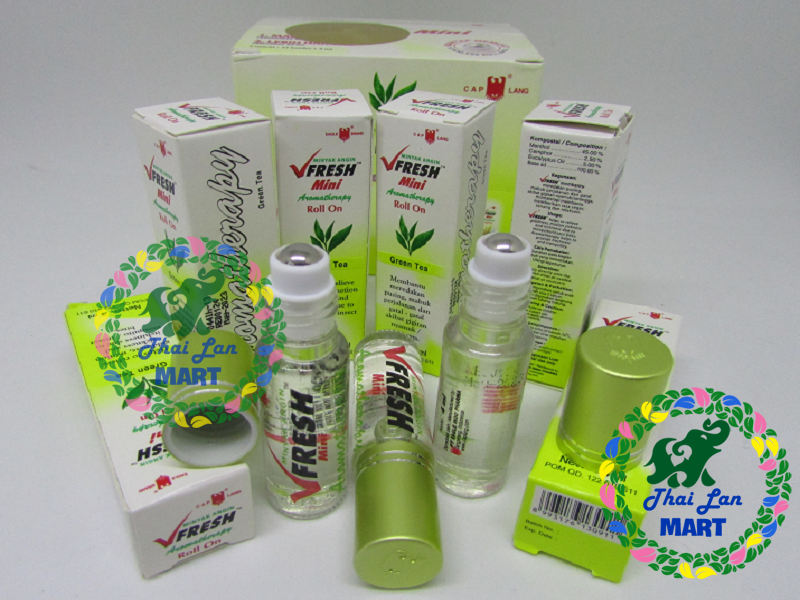 Dầu gió vfresh green tea hương trà xanh hàng nội địa chính hãng indonesia 4ml