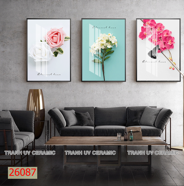 Tranh treo tường phòng khách hiện đại HH47