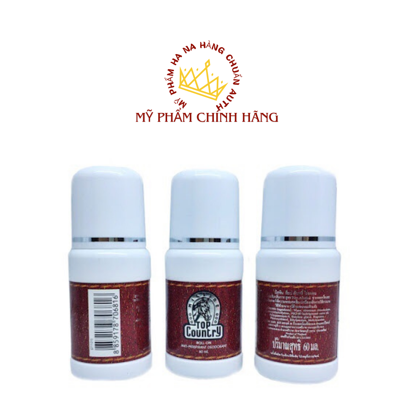 Lăn nách con ngựa khử mùi duyệt khuẩn Top country Thái Lan