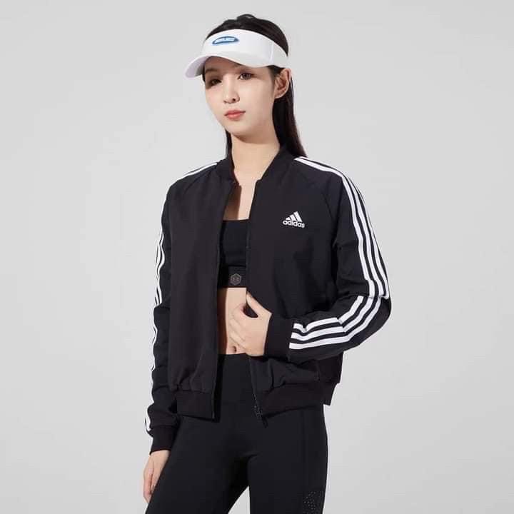 Áo khoác bomber umi ads 3 sọc cho nữ ls_akn081