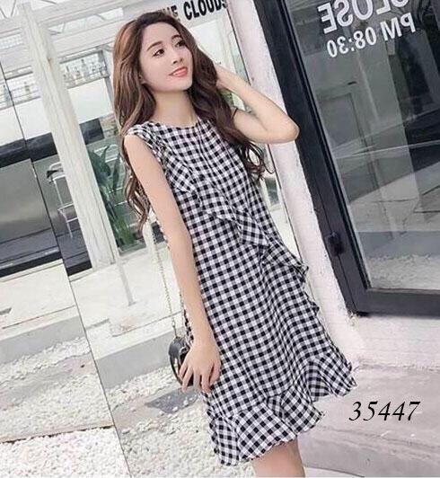 [HCM]ĐẦM CARO NỮ SIÊU DỄ THƯƠNG HOT