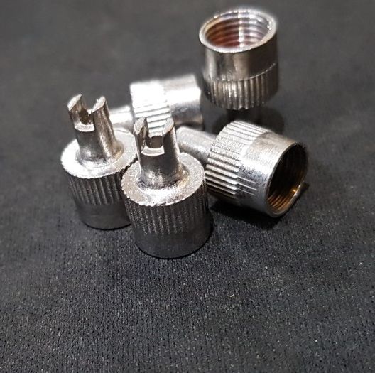 [Ảnh thật] Combo 6 nắp van bơm lốp xe đầu có khe cực tiện lợi cho xe hơi, xe máy, nắp vòi xe máy kèm mở kim ti van vòi
