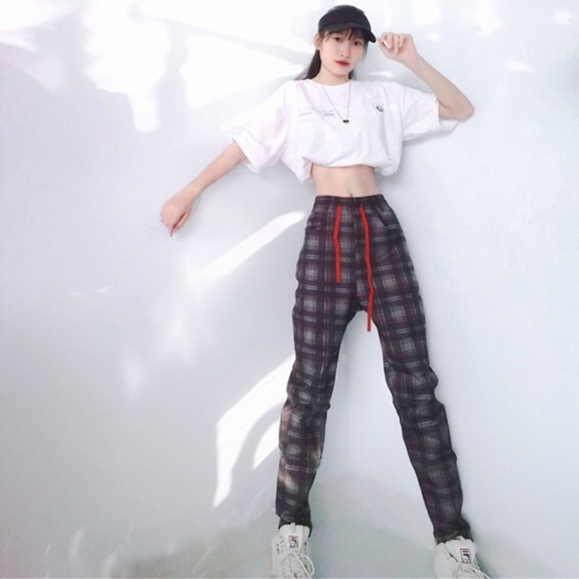 Teeholic quần kaki caro unisex nhiều màu - caro pants