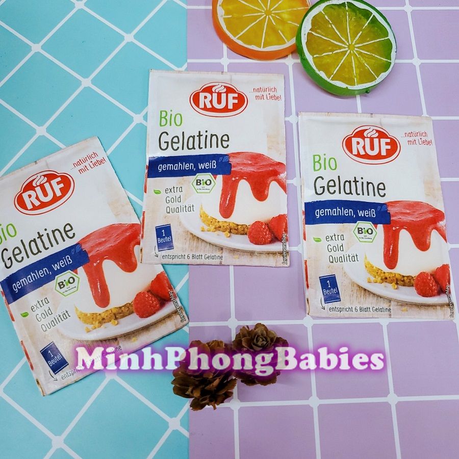 Bột Gelatine hữu cơ Ruf 9g