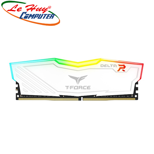 Ram máy tính team t-force delta rgb 8gb ddr4 3200mhz trắng