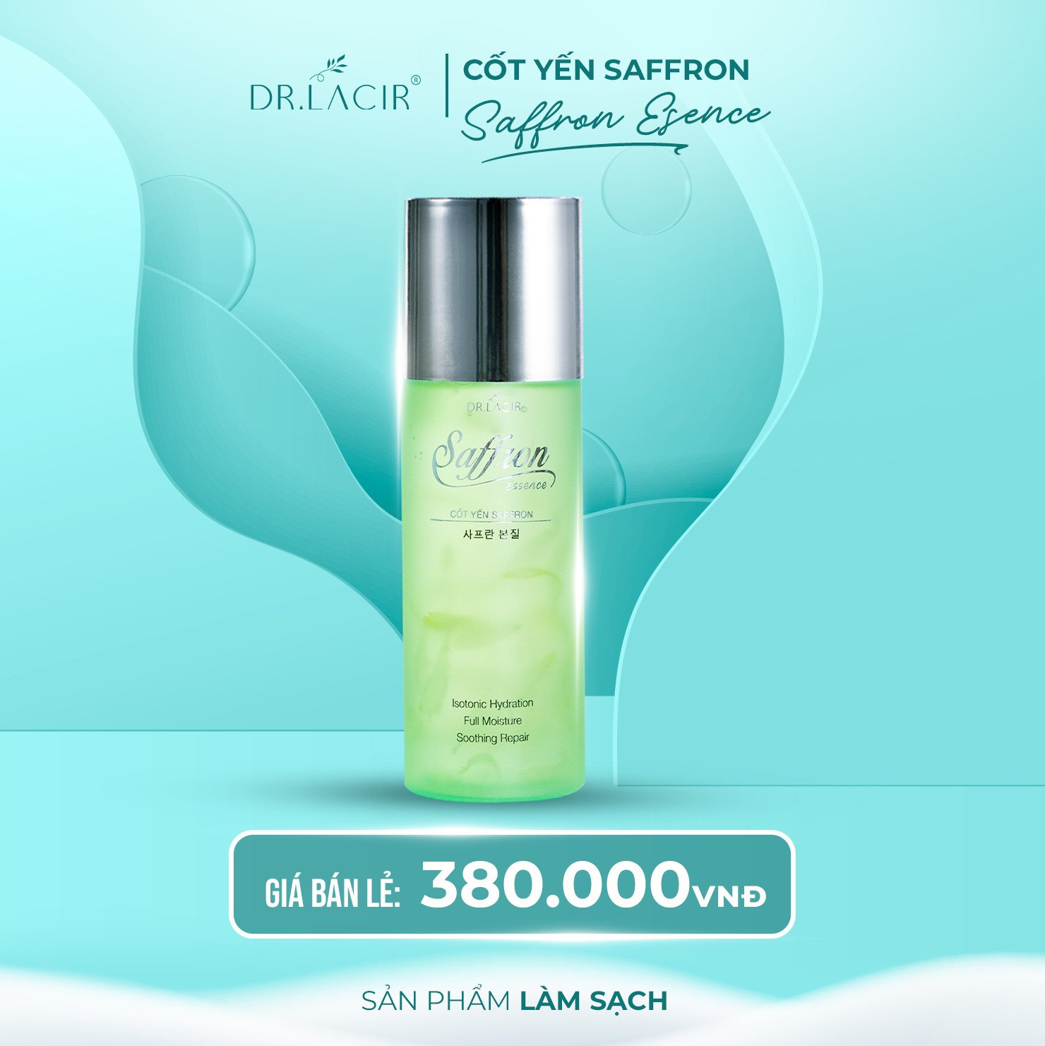 Toner cốt yến saffron dr lacir 100ml
