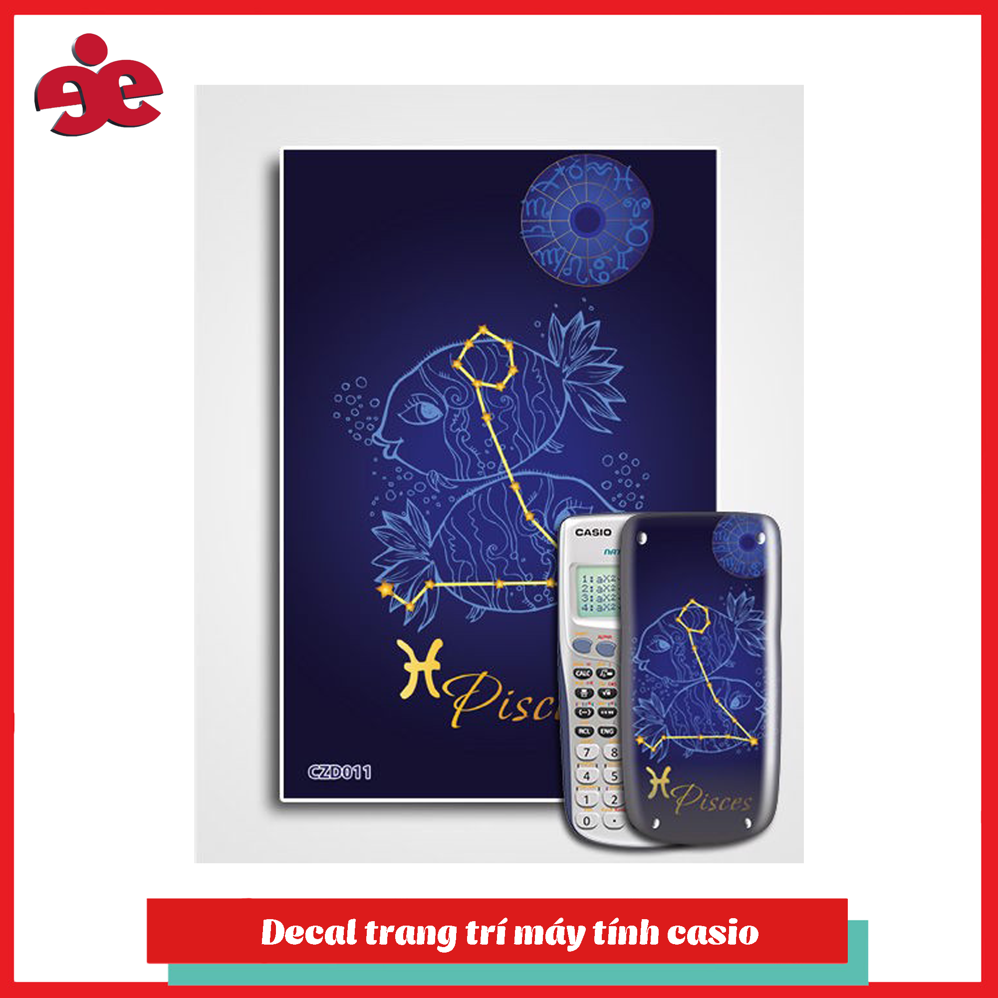 Decal máy tính casio 570,580